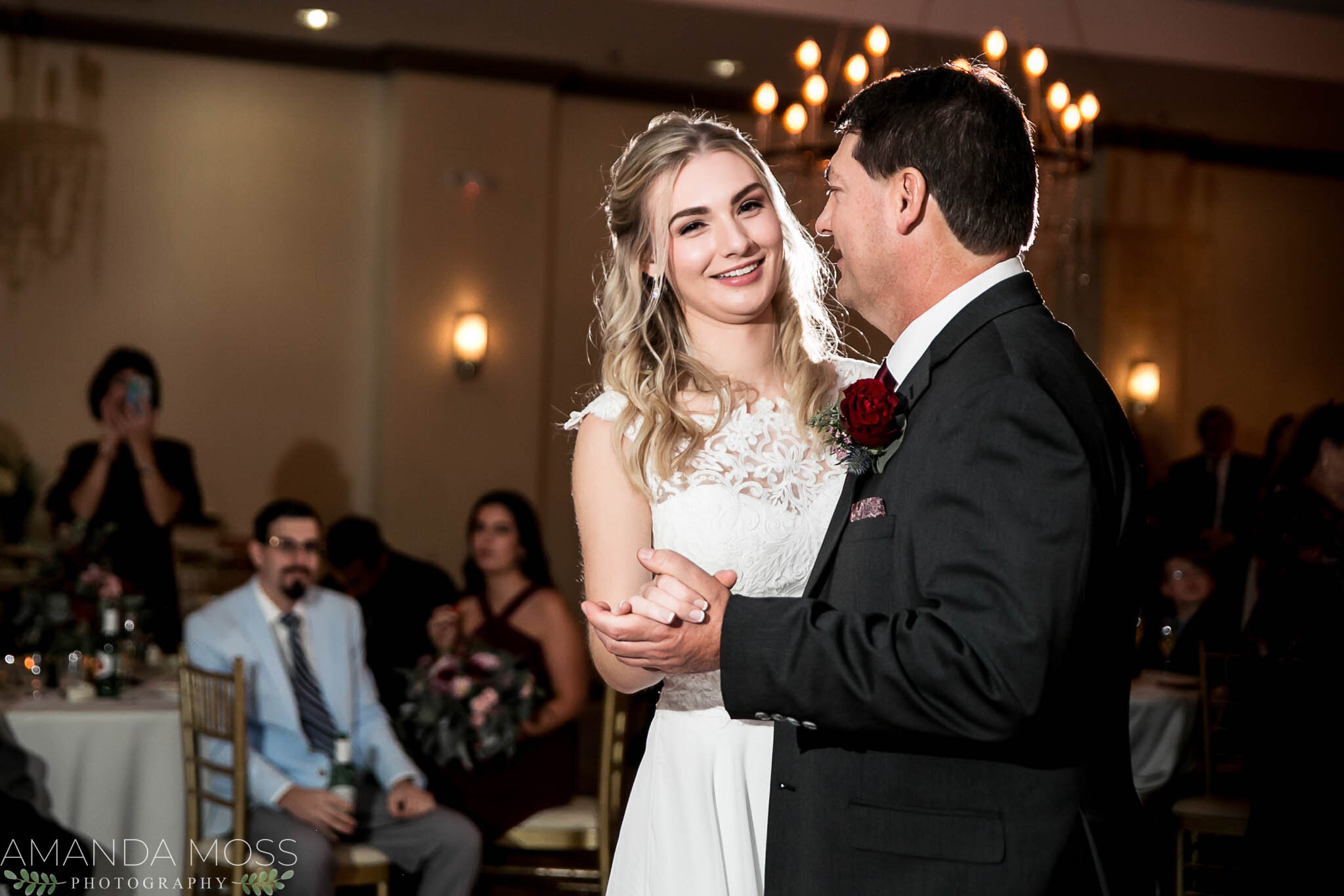 charlotte north carolina wedding photographer piper glen country club winter wedding