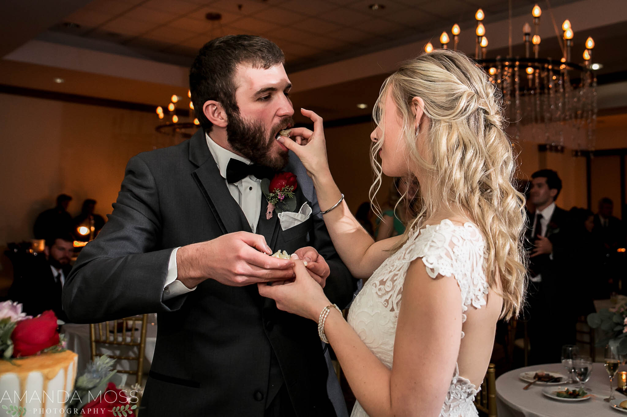 charlotte north carolina wedding photographer piper glen country club winter wedding