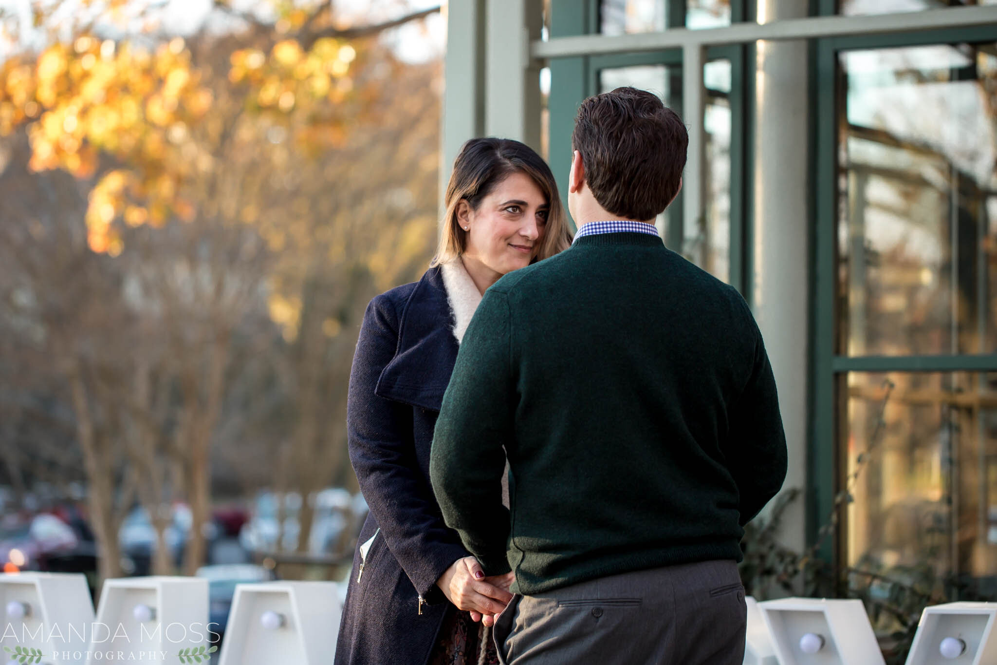 charlotte north carolina wedding photographer surprise proposal freedom park