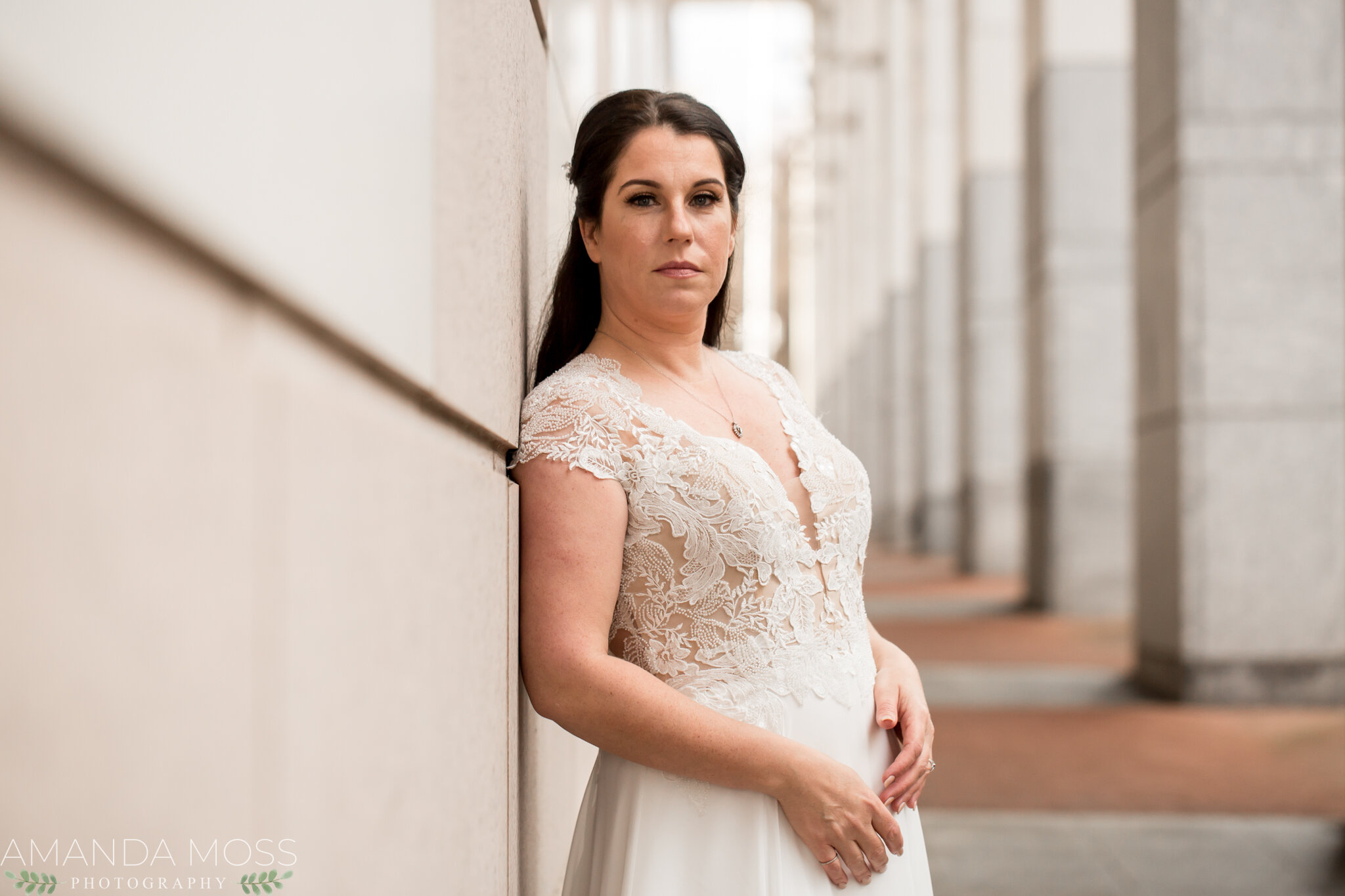 charlotte nc wedding photographer courthouse winter wedding