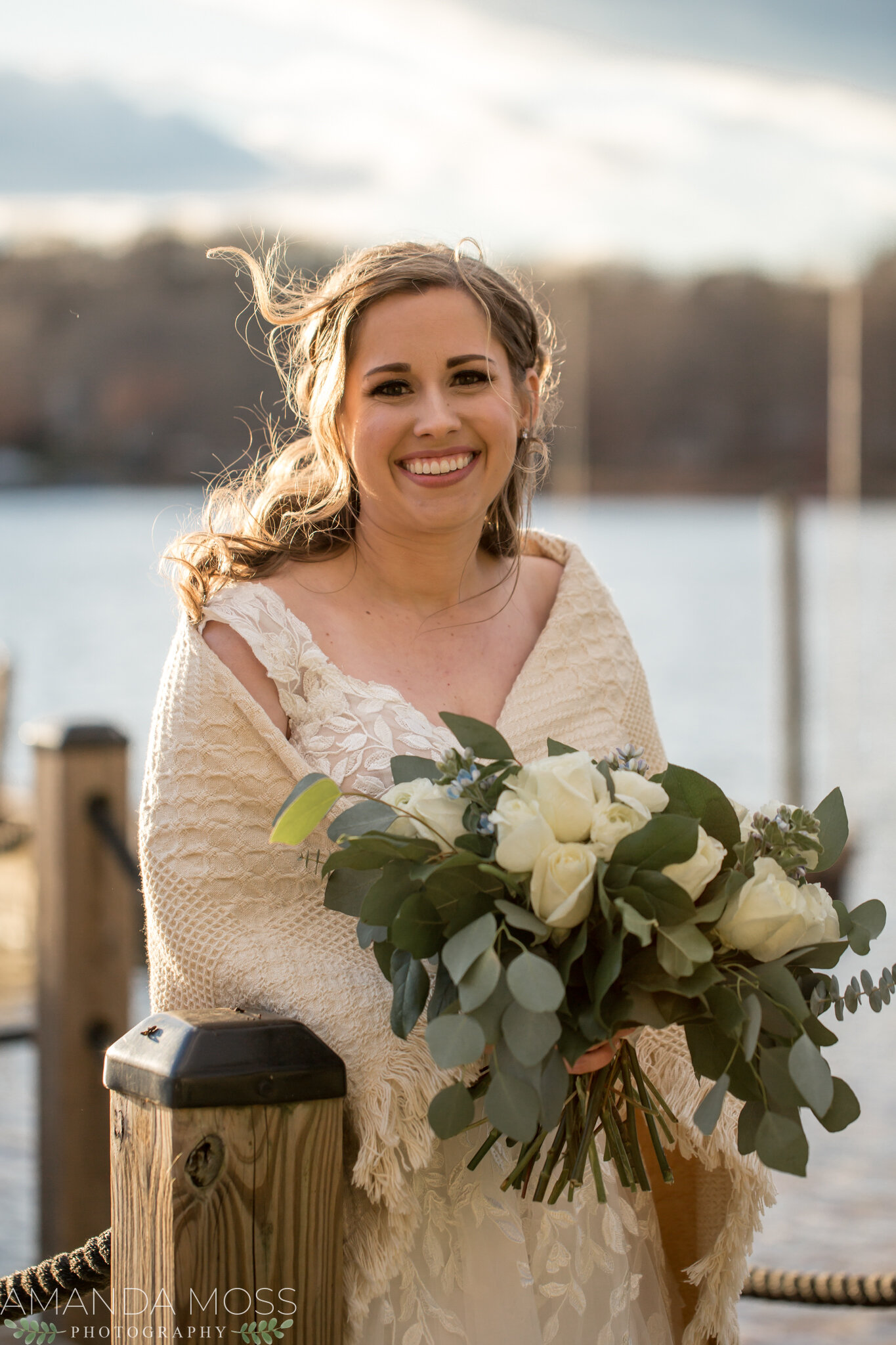 charlotte nc wedding photographer intimate lakeside wedding lake wateree