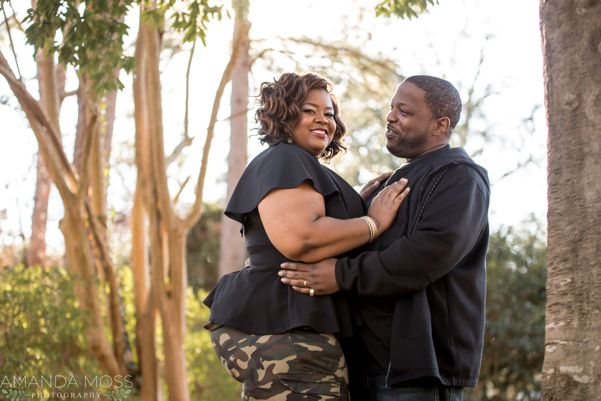 charlotte nc wedding photographer engagement session african american glencairn rooftop skyline