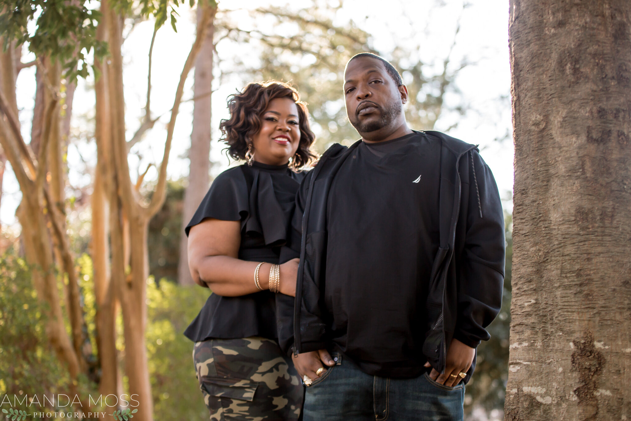 charlotte nc wedding photographer engagement session african american glencairn rooftop skyline