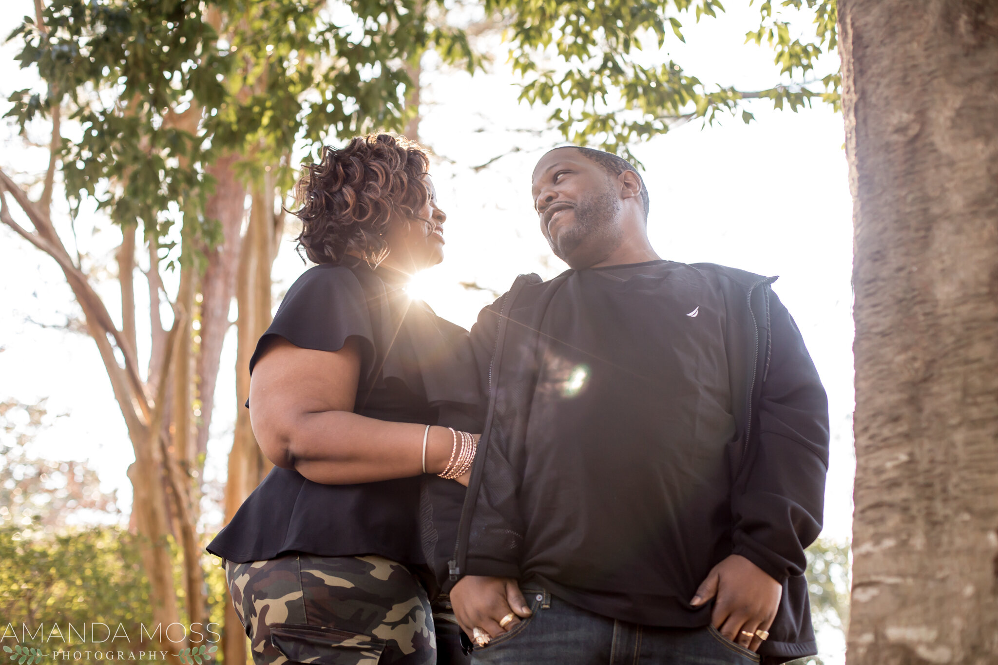 charlotte nc wedding photographer engagement session african american glencairn rooftop skyline