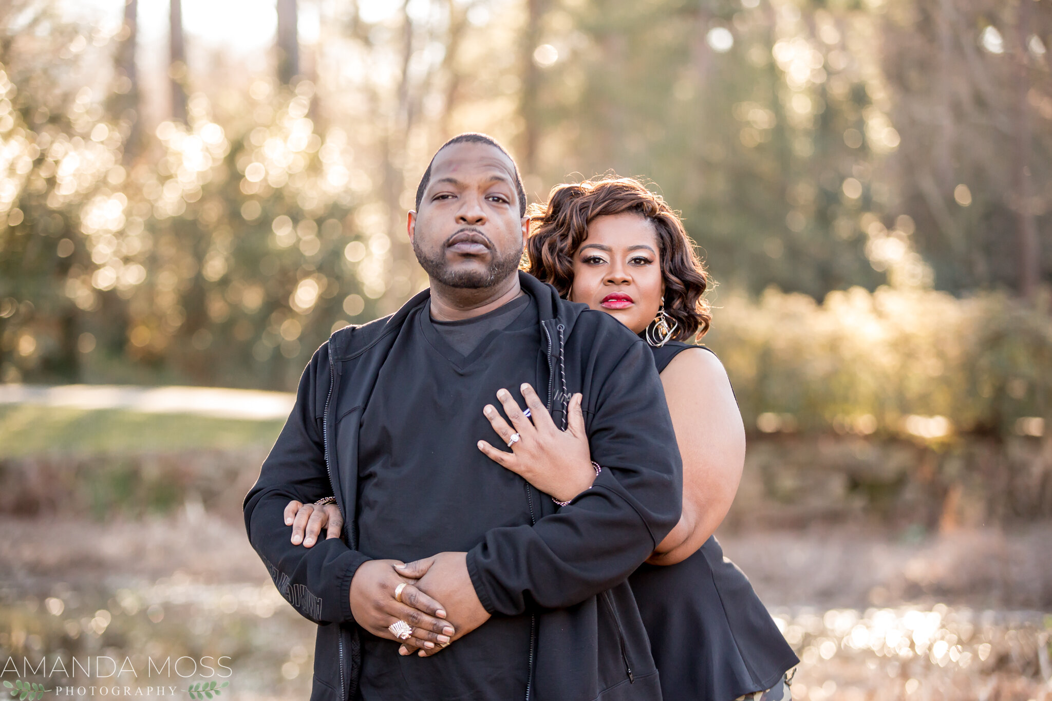 charlotte nc wedding photographer engagement session african american glencairn rooftop skyline