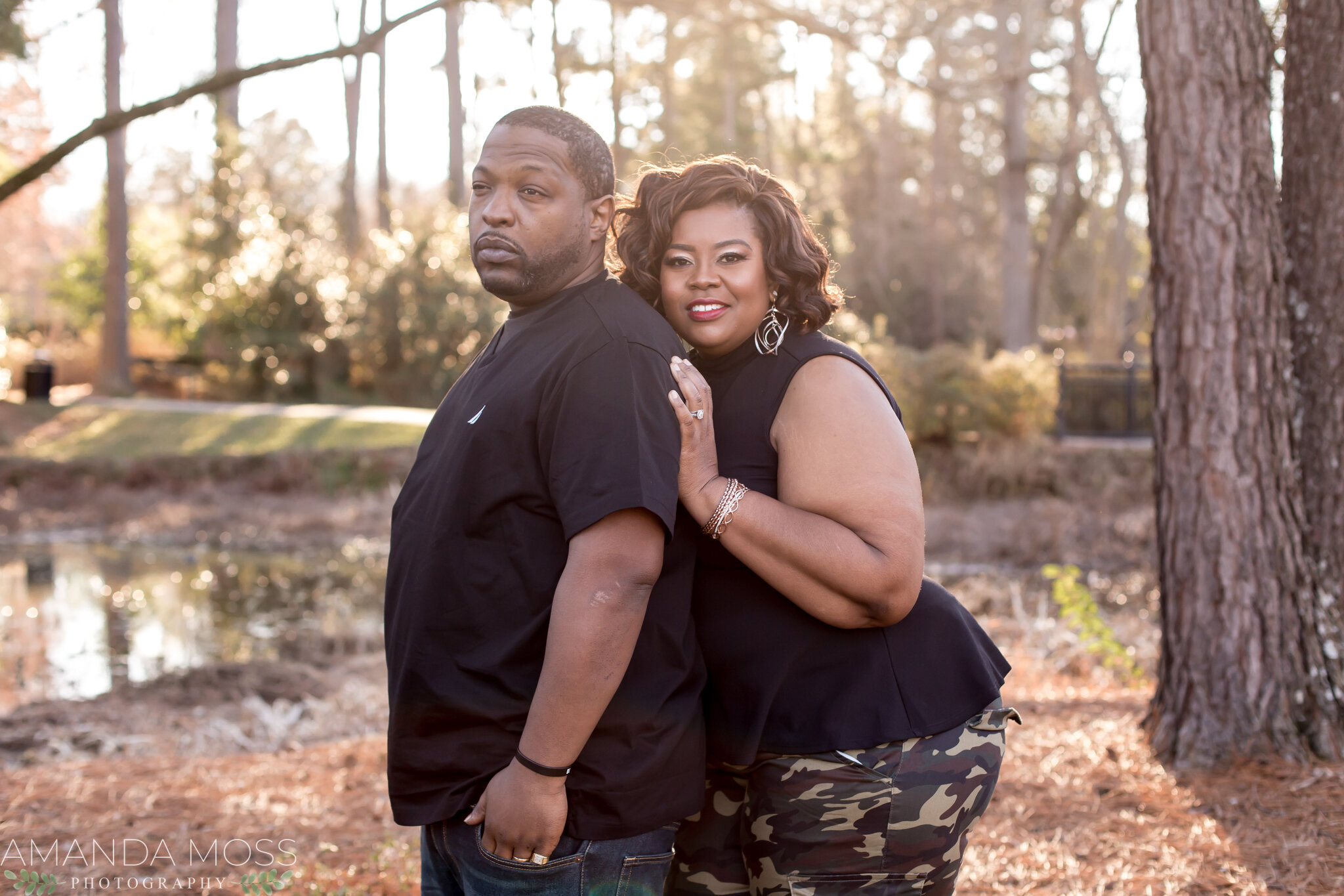 charlotte nc wedding photographer engagement session african american glencairn rooftop skyline