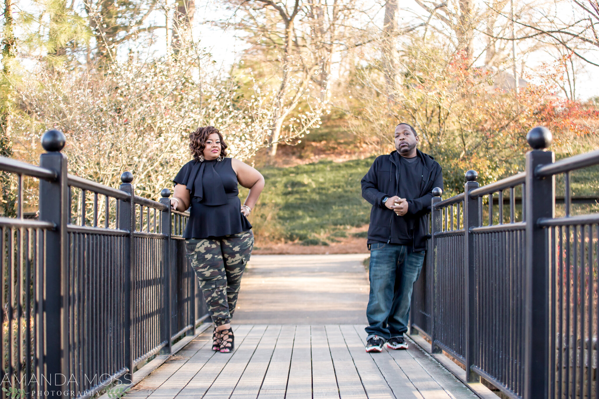 charlotte nc wedding photographer engagement session african american glencairn rooftop skyline