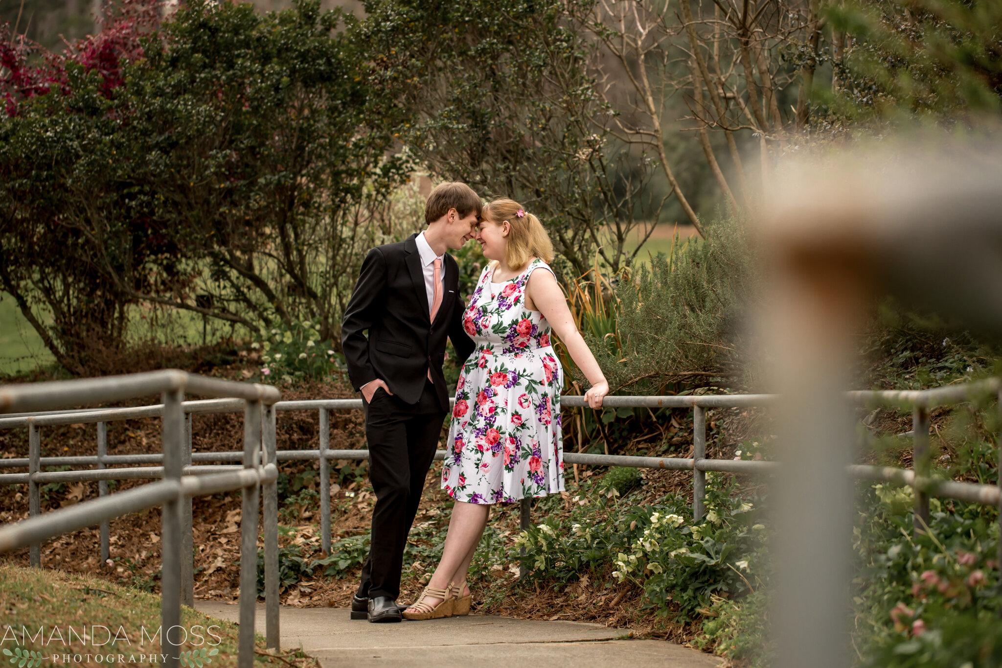 charlotte nc wedding photographer surprise proposal freedom park