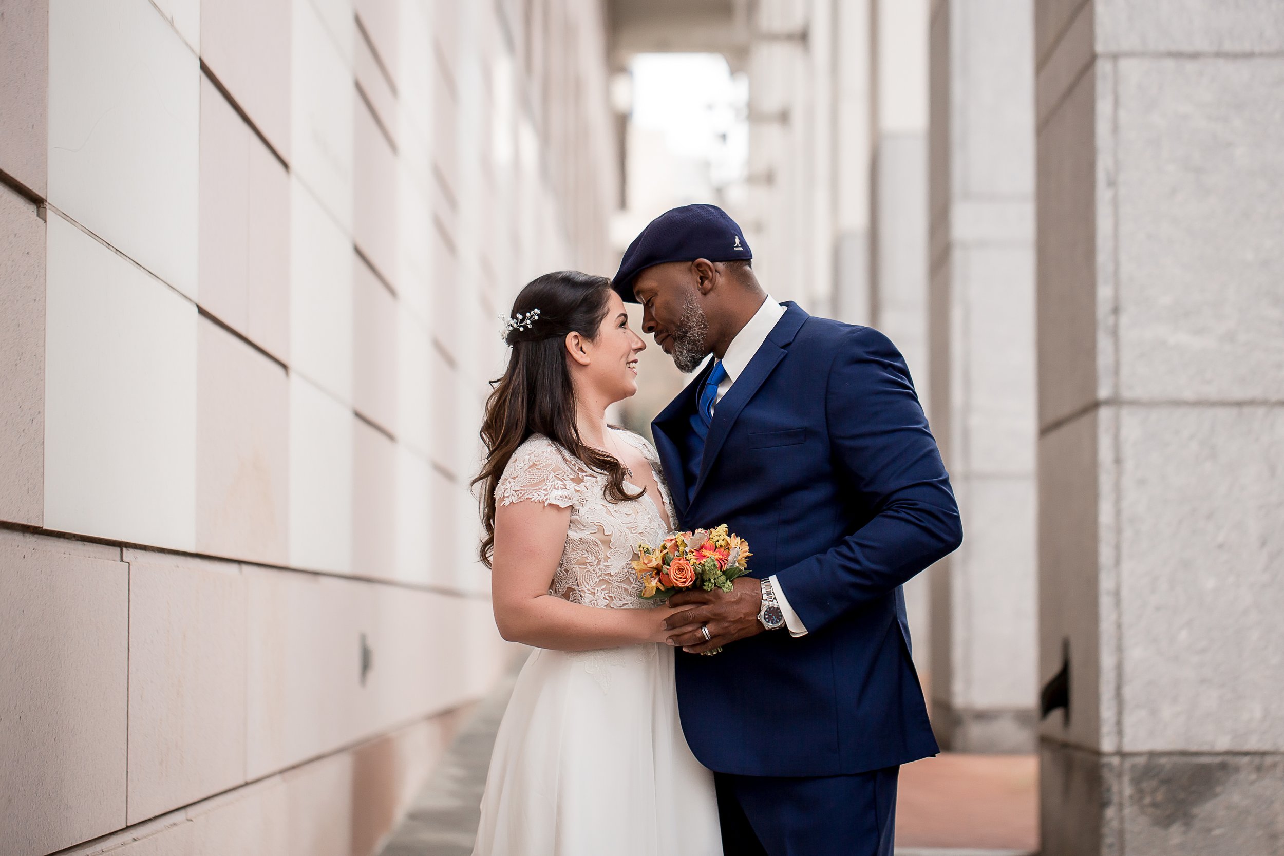 charlotte north carolina wedding photographer courthouse elopement interracial