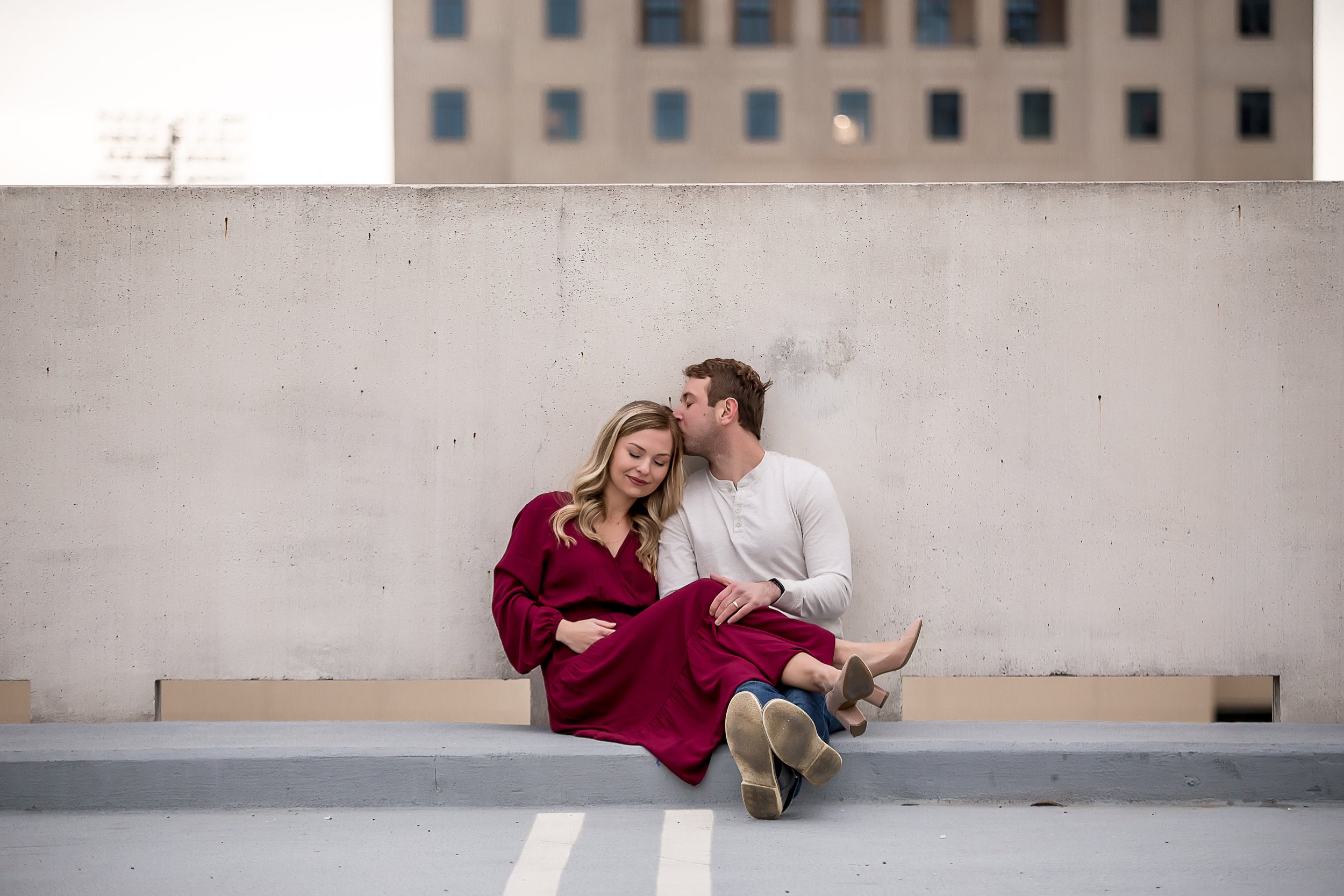 charlotte north carolina wedding portrait photographer maternity announcement uptown