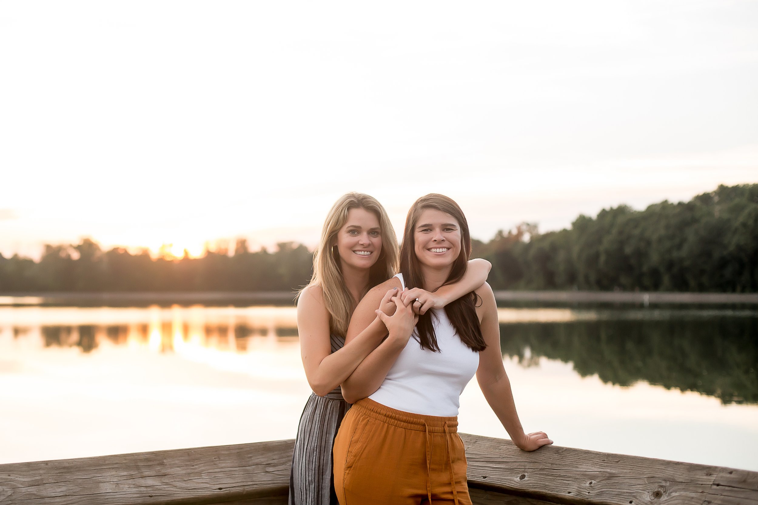 charlotte north carolina wedding photographer engagement session gastonia lgbt rankin lake park lesbian lgbtq gay couple