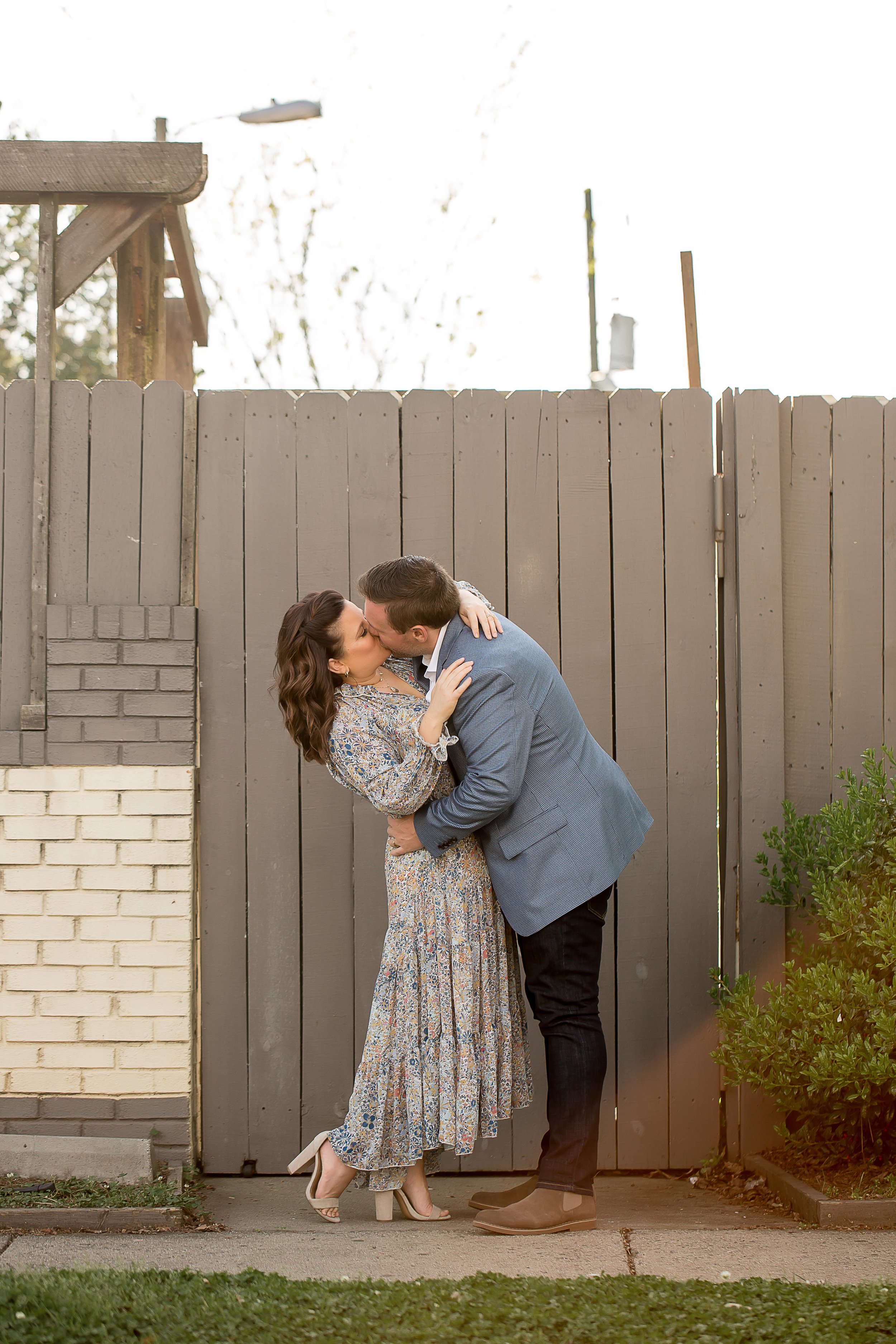 charlotte north carolina wedding and portrait photographer engagement session plaza midwood workmans friend walkabout town