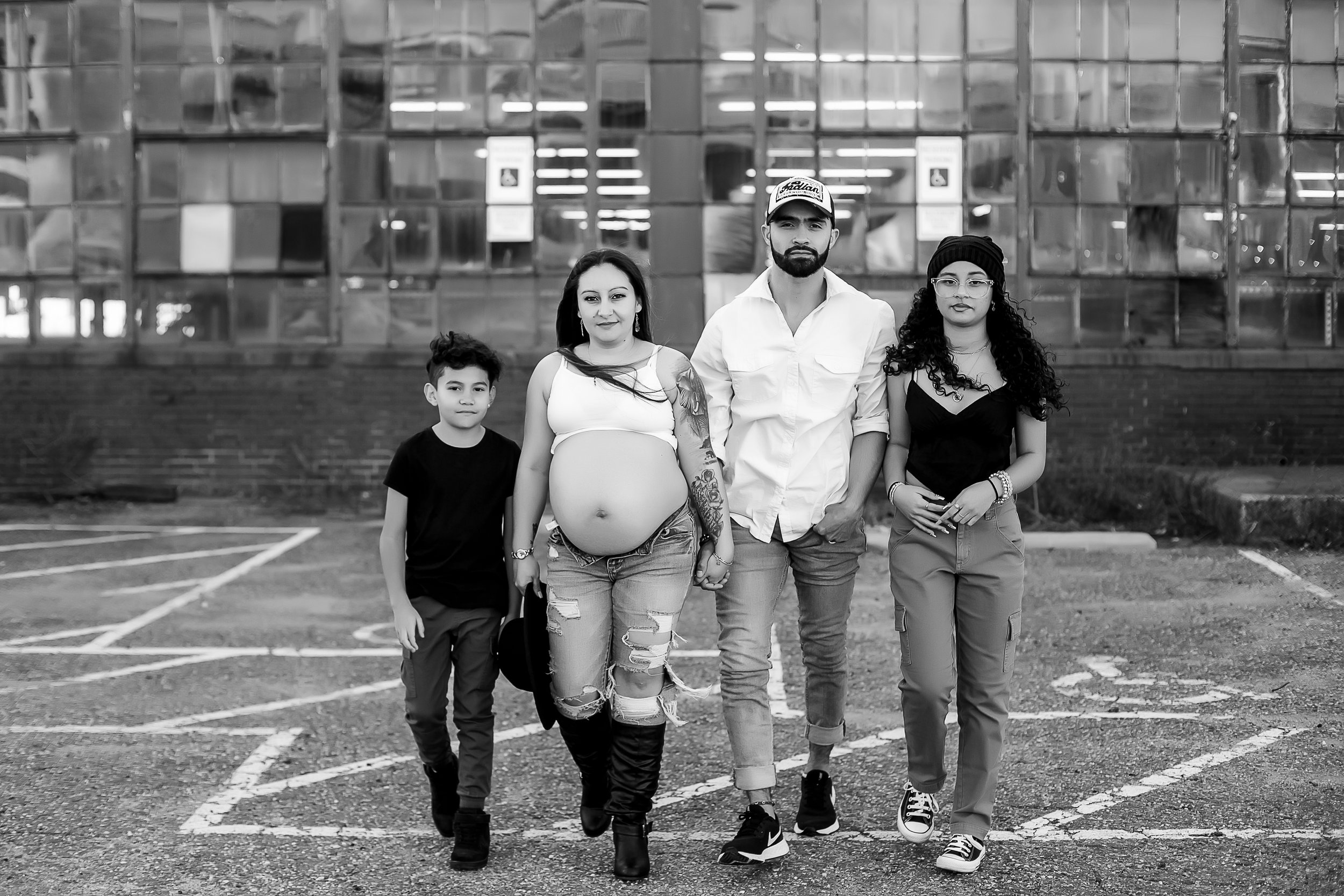 charlotte family photographer extended family session glencairn gardens camp north end maternity