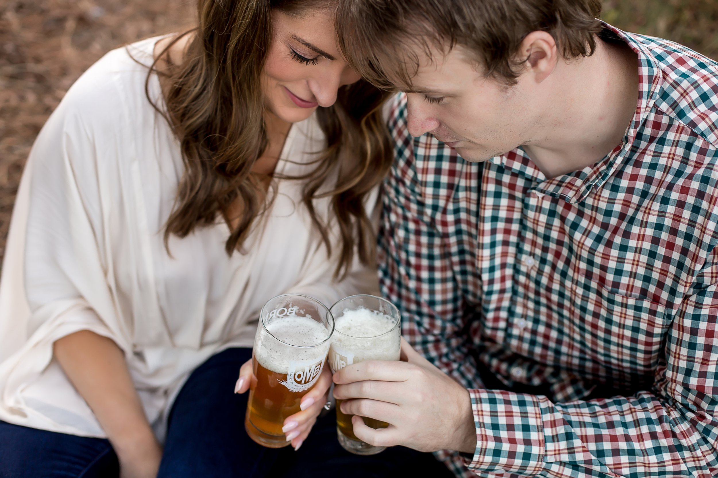 charlotte north carolina wedding photographer engagement session glencairn gardens save the date