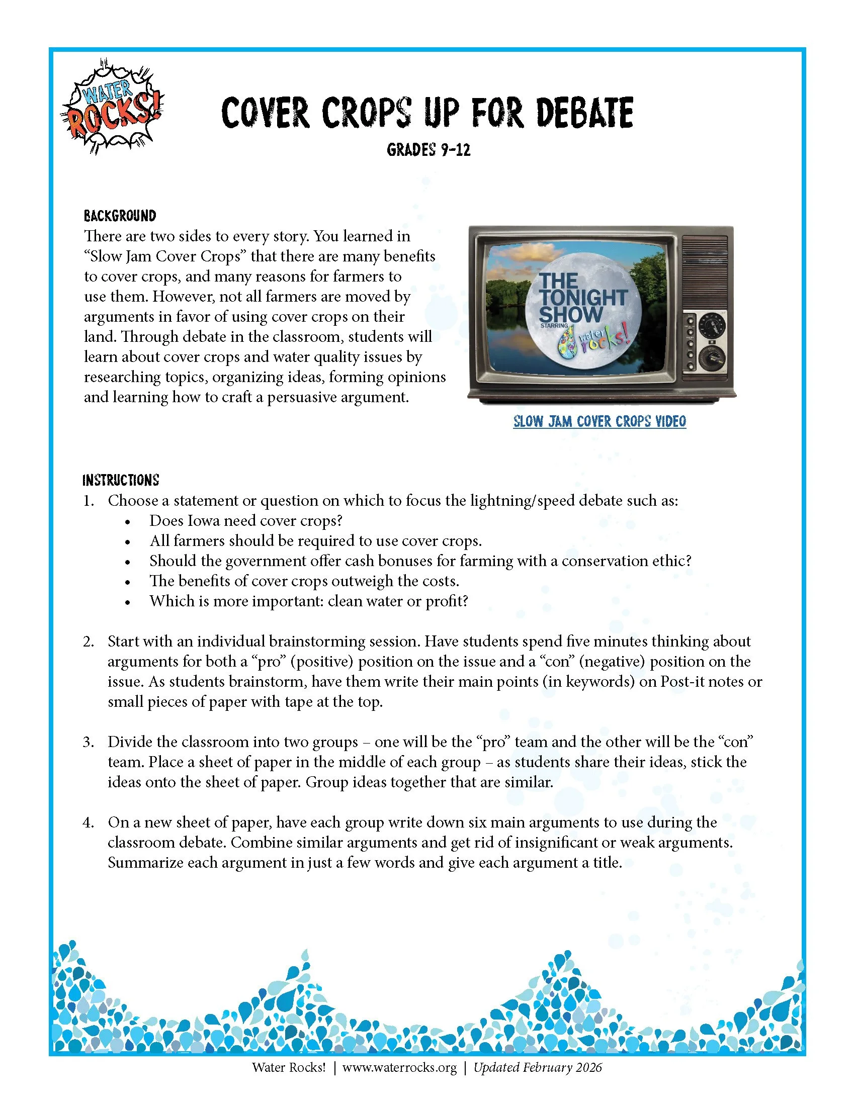 Cover Crops Up For Debate