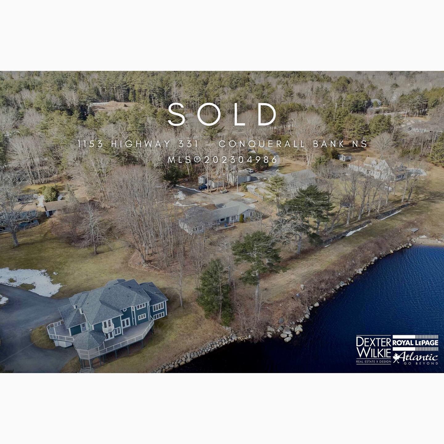 Sitting on the wonderful #LahaveRiver in beautiful #ConquerallBank #NovaScotia, I am thrilled for my buyers to call this special property home 🏡

Thank you to @markthatsold &amp; @cheriyoung1972 for bringing this beautiful listing to market and for 
