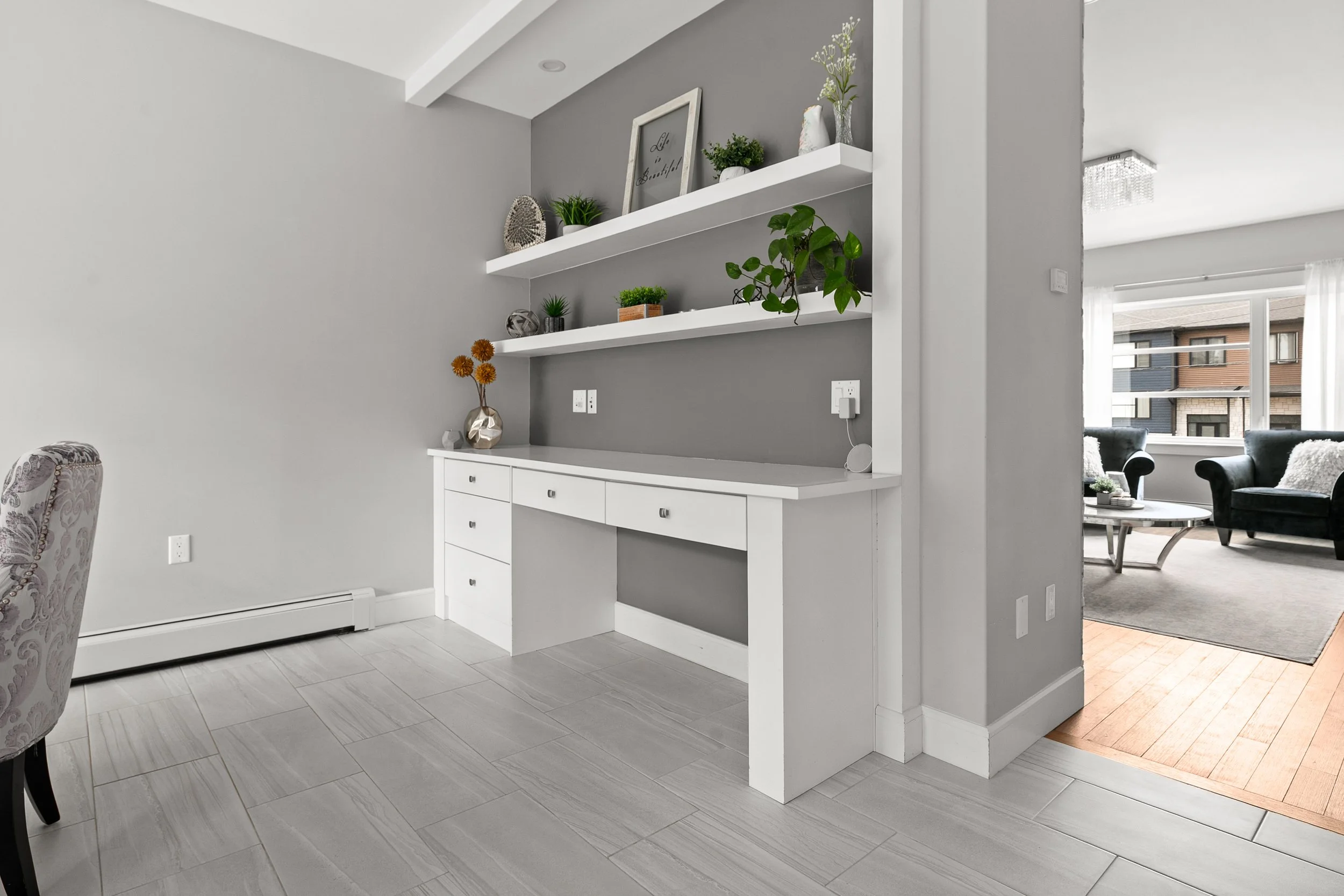  104 Bosun Run, Bedford - Office with built-in desk 
