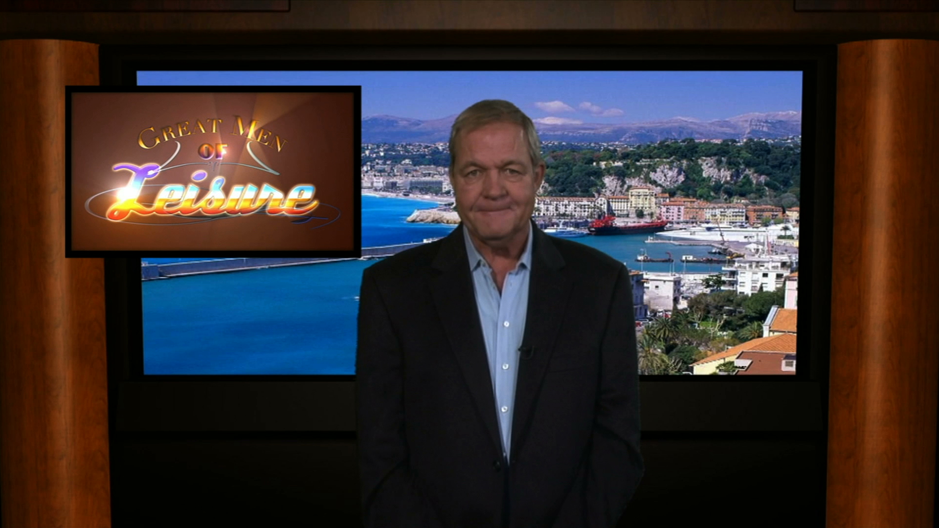 Broadcaster and funnyman Ted Woloshyn fronts a fake TV show.
