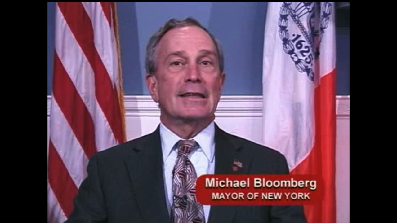 Bloomberg did a cameo for his old Harvard classmate. 