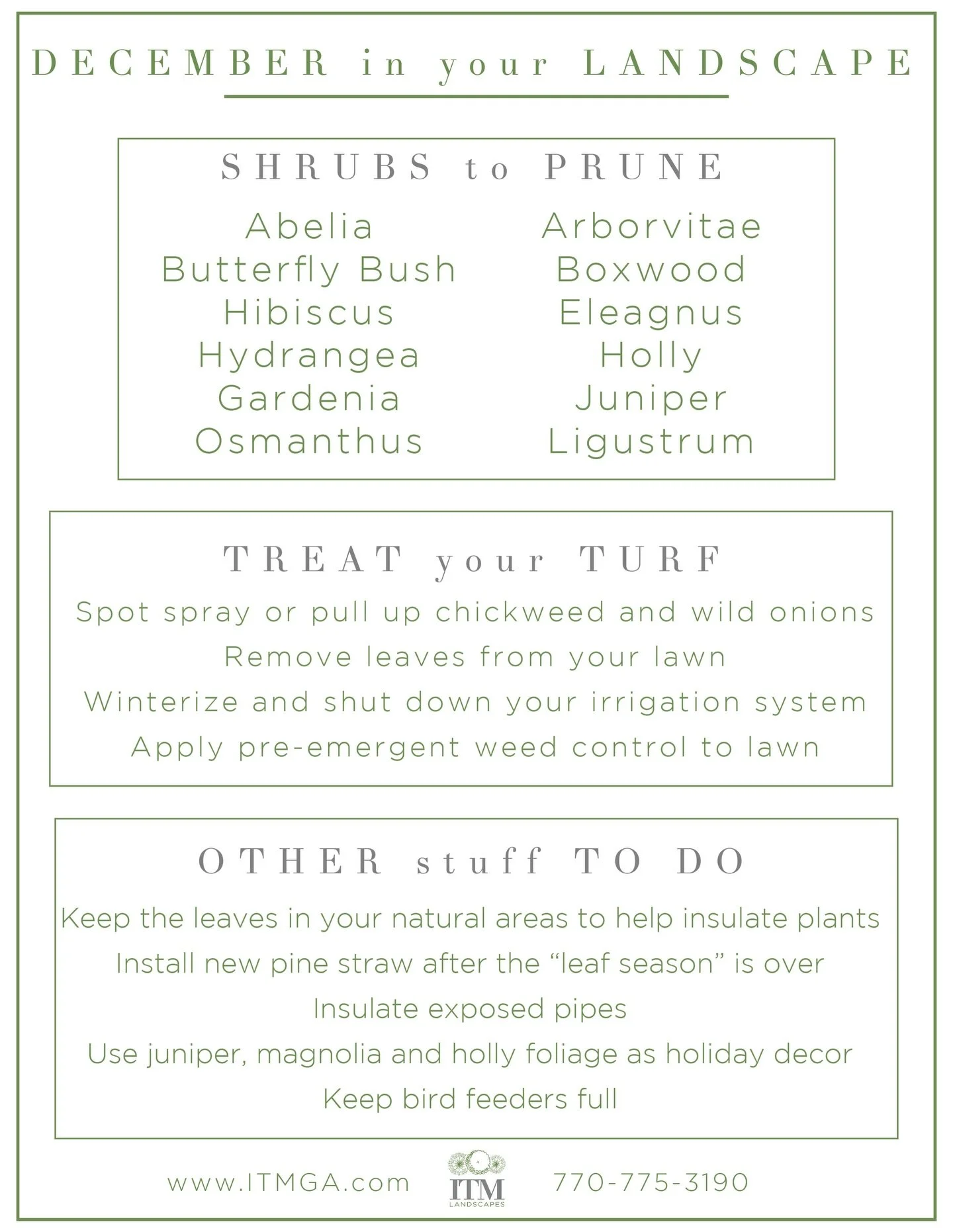 Your December guidebook is here!
&bull;
Let us know if we can help.