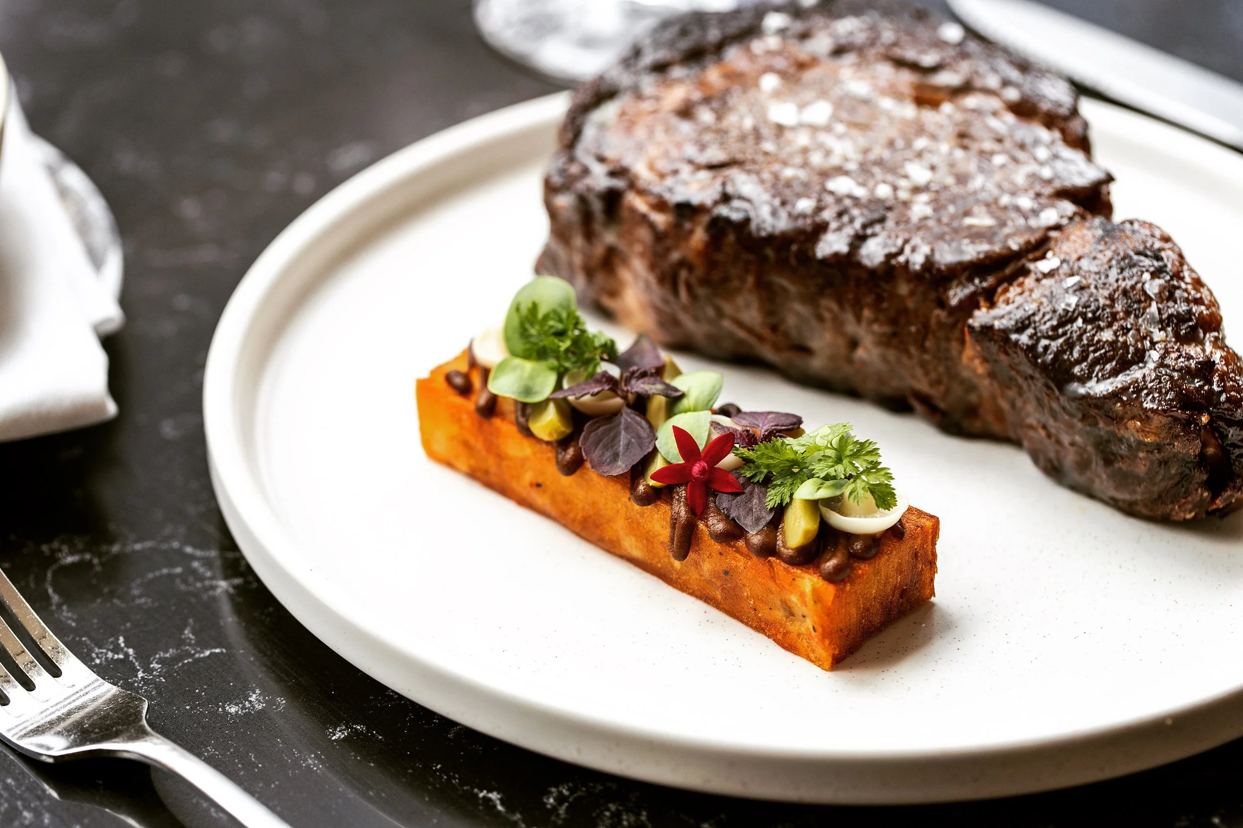 NY Strip with Potato Gratin / Quweensyard / October 2021