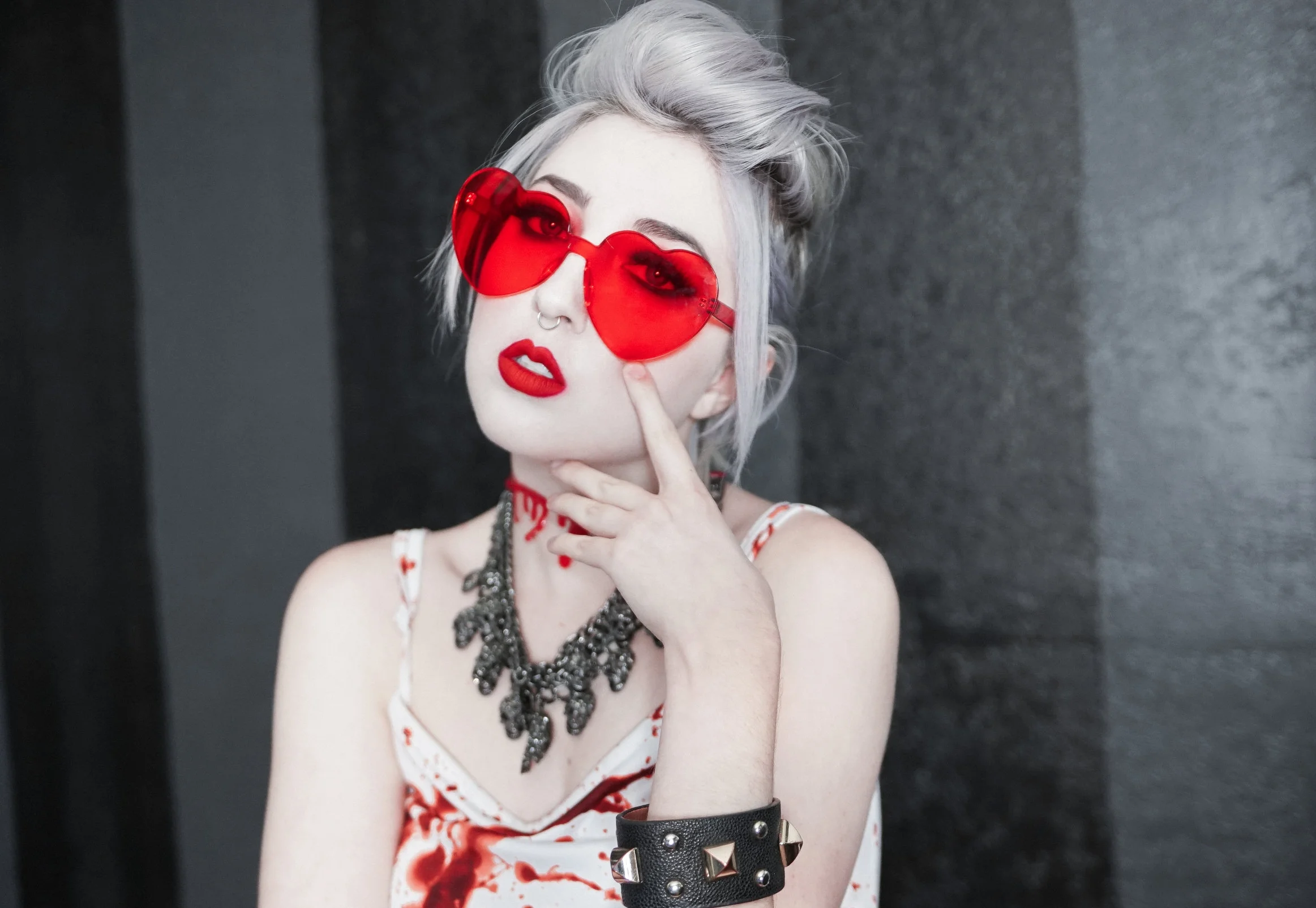 Heart glasses from Foxblood