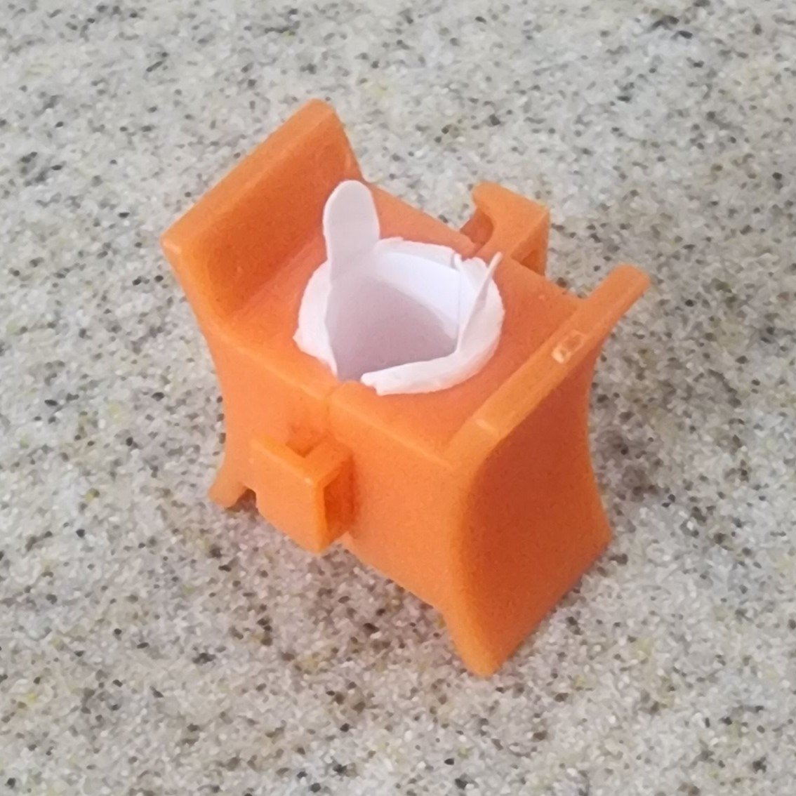 Easy to grasp adhesive protectors must be removed before attaching the device.