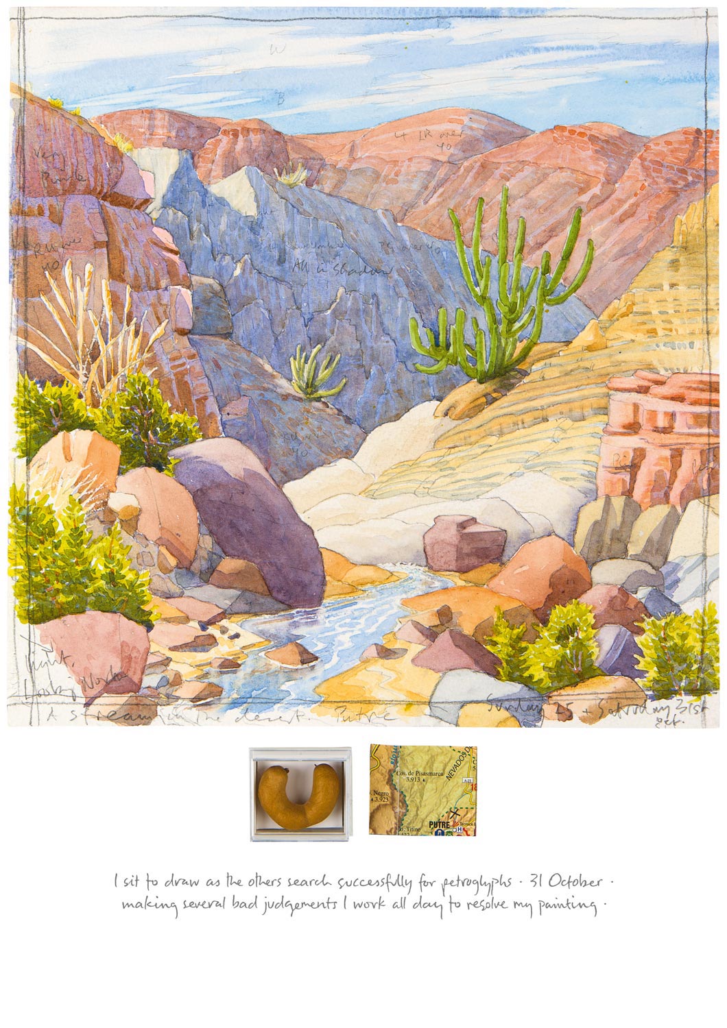 Tony Foster , 25 & 31 October—A Stream in the Desert, Putre , 2015