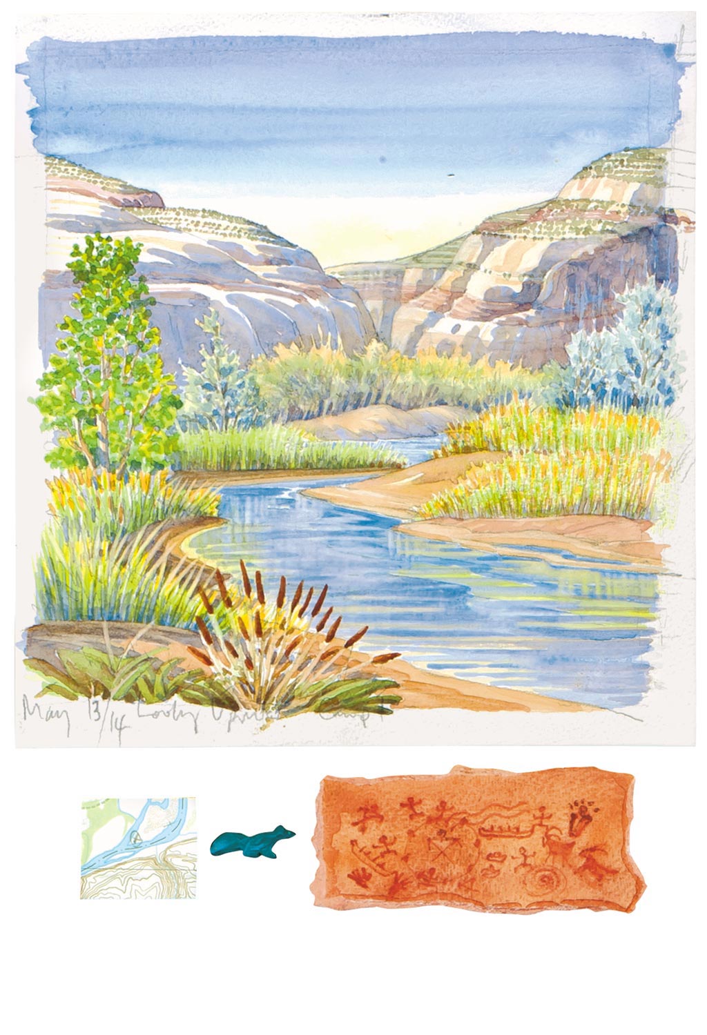 Tony Foster , San Juan River Camp I—River House , 2011