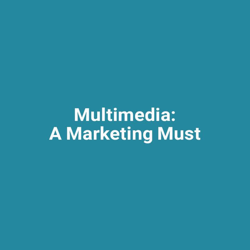 Multimedia: A Marketing Must