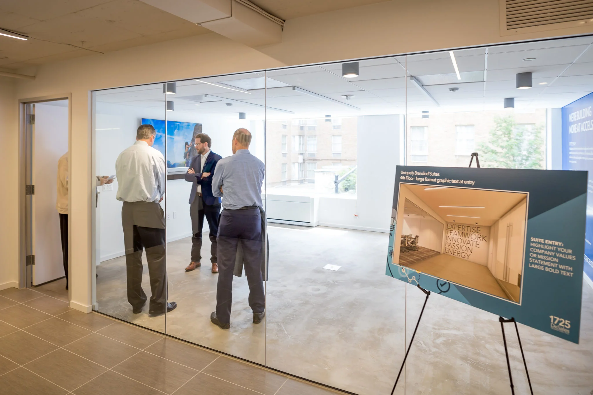 IMD Rendering Displayed at Open House Event