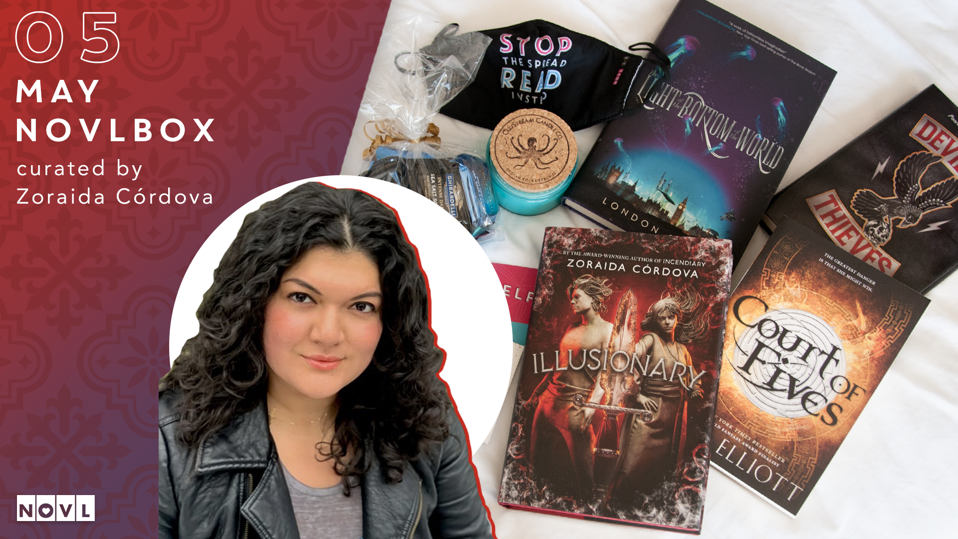 The May 2021 NOVLbox: Curated by Zoraida Córdova