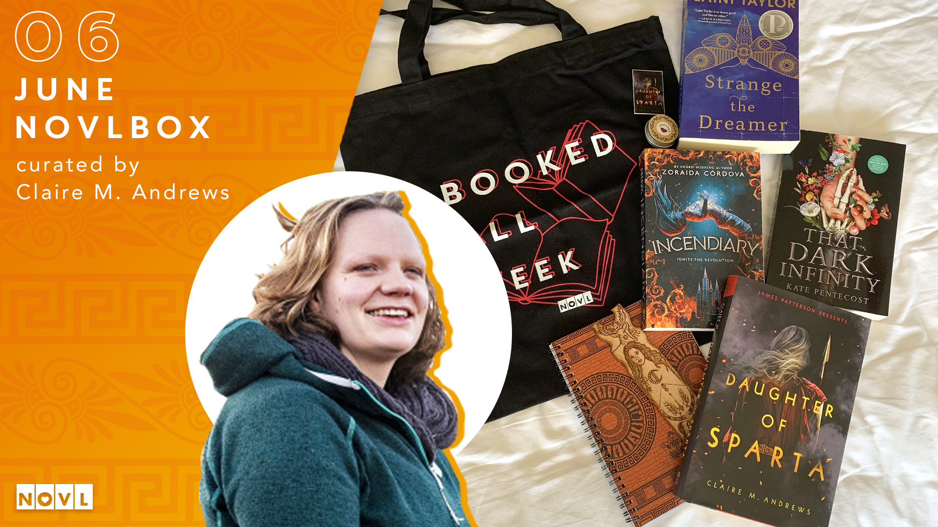 The June 2021 NOVLbox: Curated by Claire M. Andrews