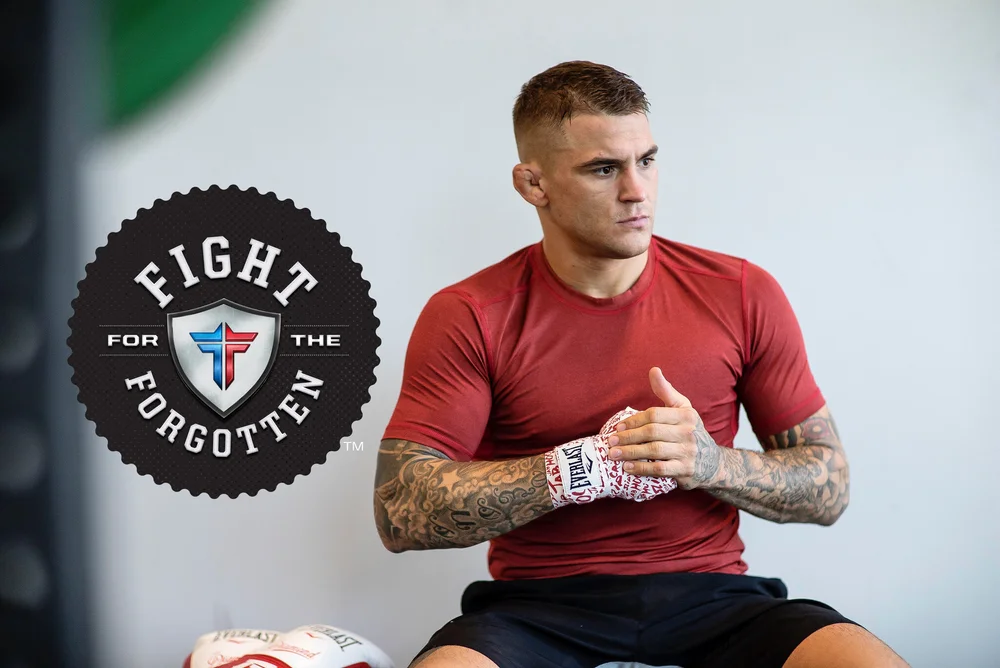 Champion Dustin Poirier S The Good Fight Joins Forces With Fight For The Forgotten Fight For The Forgotten