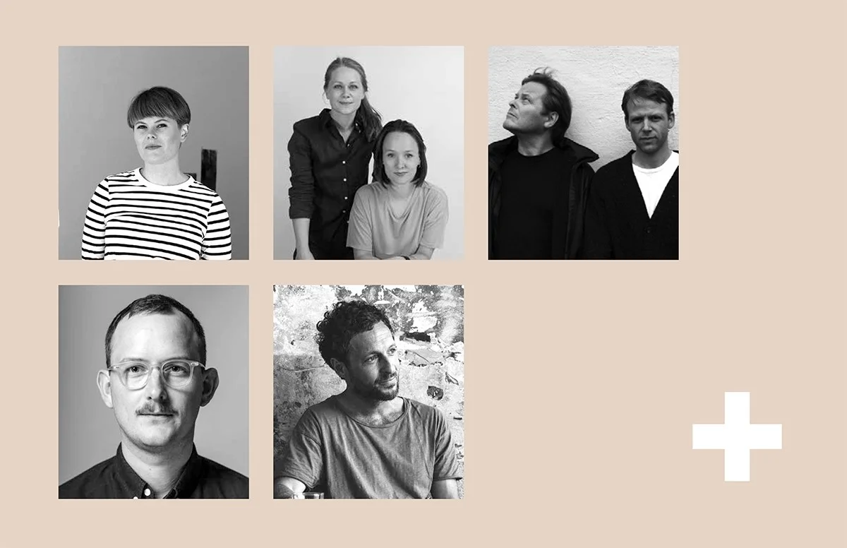 Fra venstre: Stine Aas, Vera & Kyte, Berg & Hindenes, Lars Beller og Philipp von Hase. Alle er godt anerkjente på den internasjonale designscene.