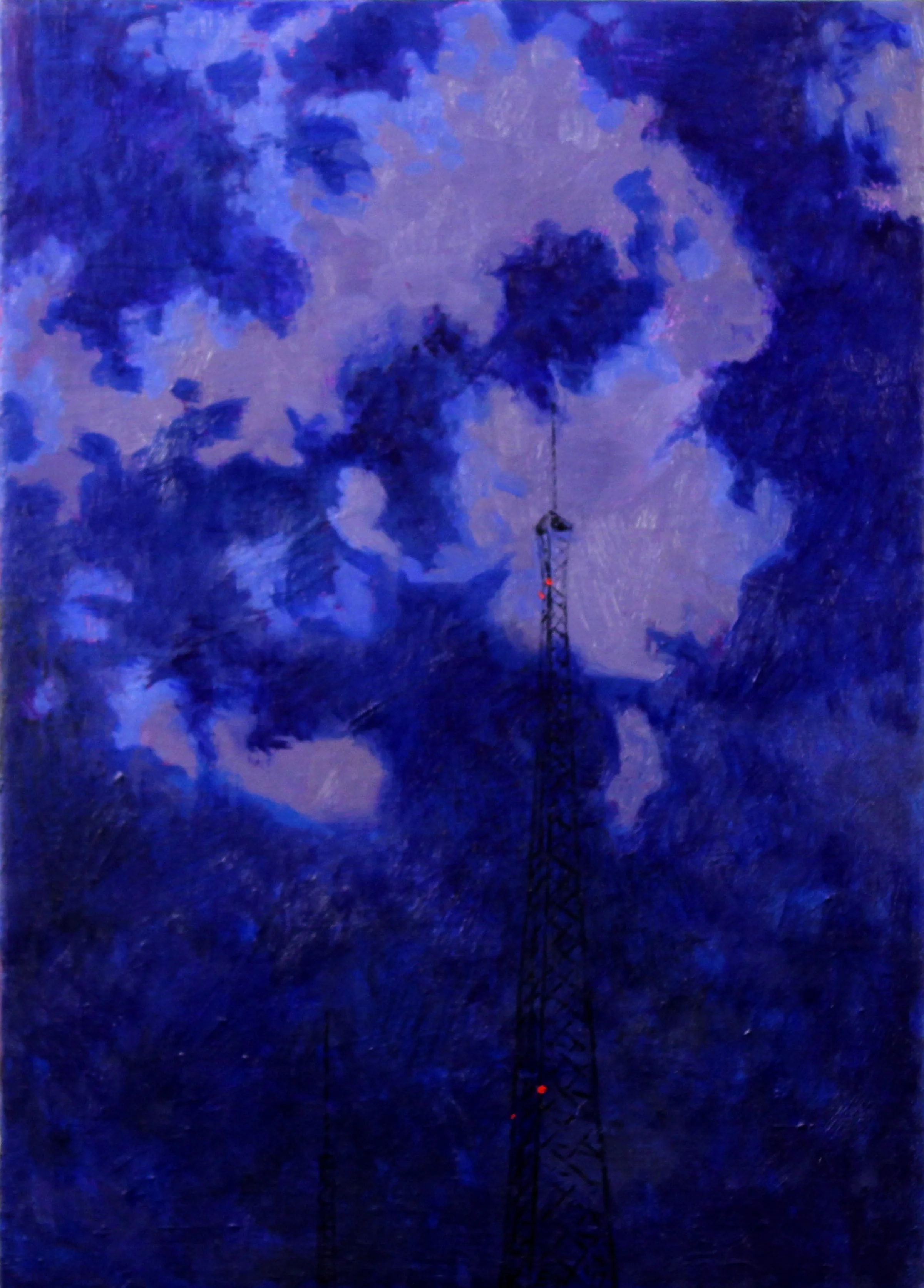 Hughes Tower with Purple Cloud