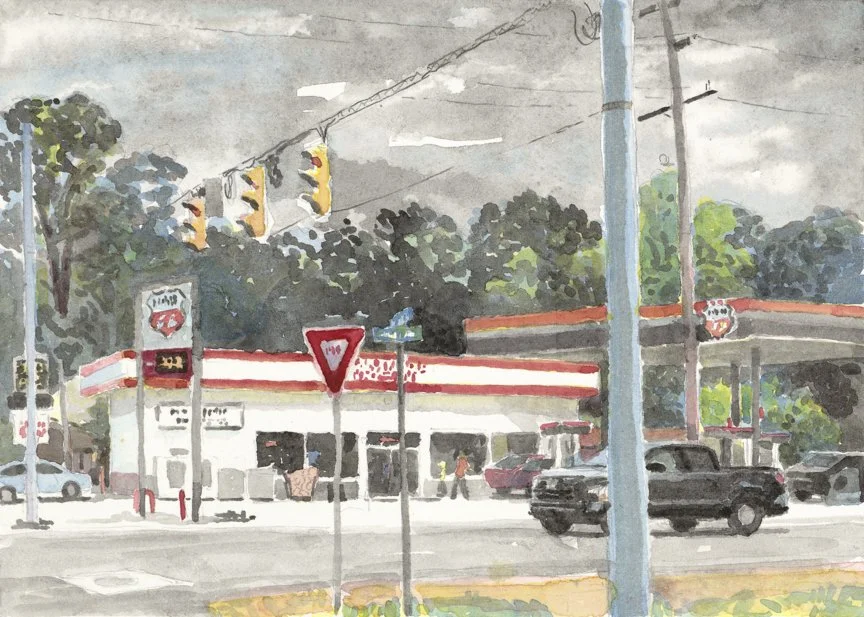 Gas Station at US 12 and Karwick Road