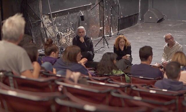 People&rsquo;s Assembly in Embros occupied theatre in Athens. A screenshot from the latest edit of the film we shot during European Parliament elections in May last year. Getting very close to a finished article now.