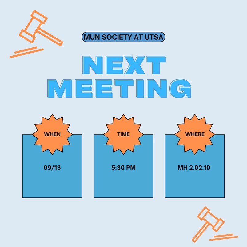 Hope everyone's doing well, we just wanted to remind you all that we will have a meeting this Wednesday at 5:30PM in MH 2.02.10. Looking forward to seeing everyone again!