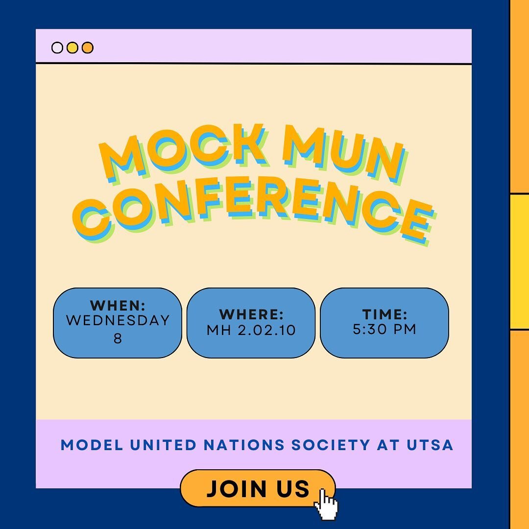 Good afternoon, the conference is getting closer and closer 😁. This Wednesday we will be hosting our final &ldquo;Delegates Workshop&rdquo;, which will be a mock conference where you will be representing the country you are representing for the actu