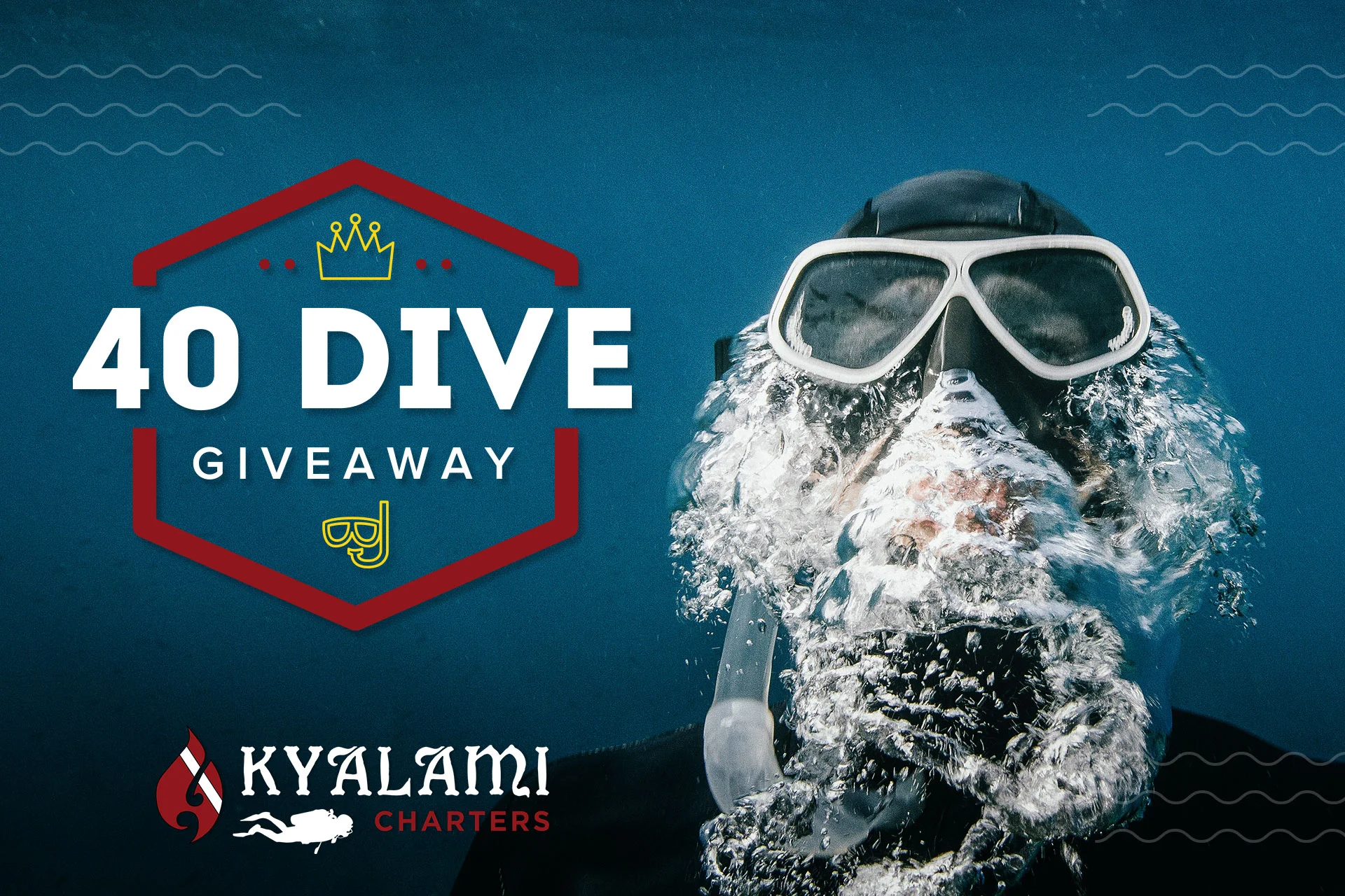 Win a Free 2 Tank Dive! 40 Dive Giveaway: Week 1