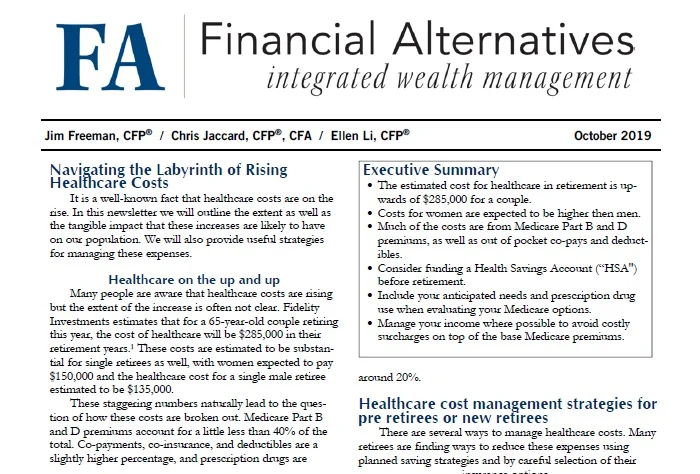 Planning Newsletter - Oct 2019