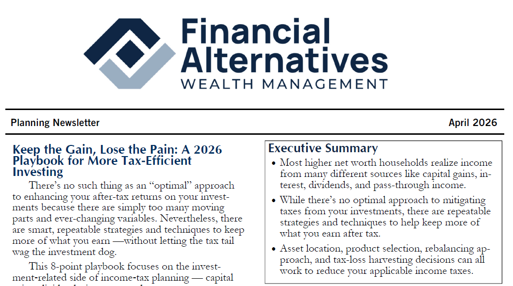 Planning Newsletter - April 2026