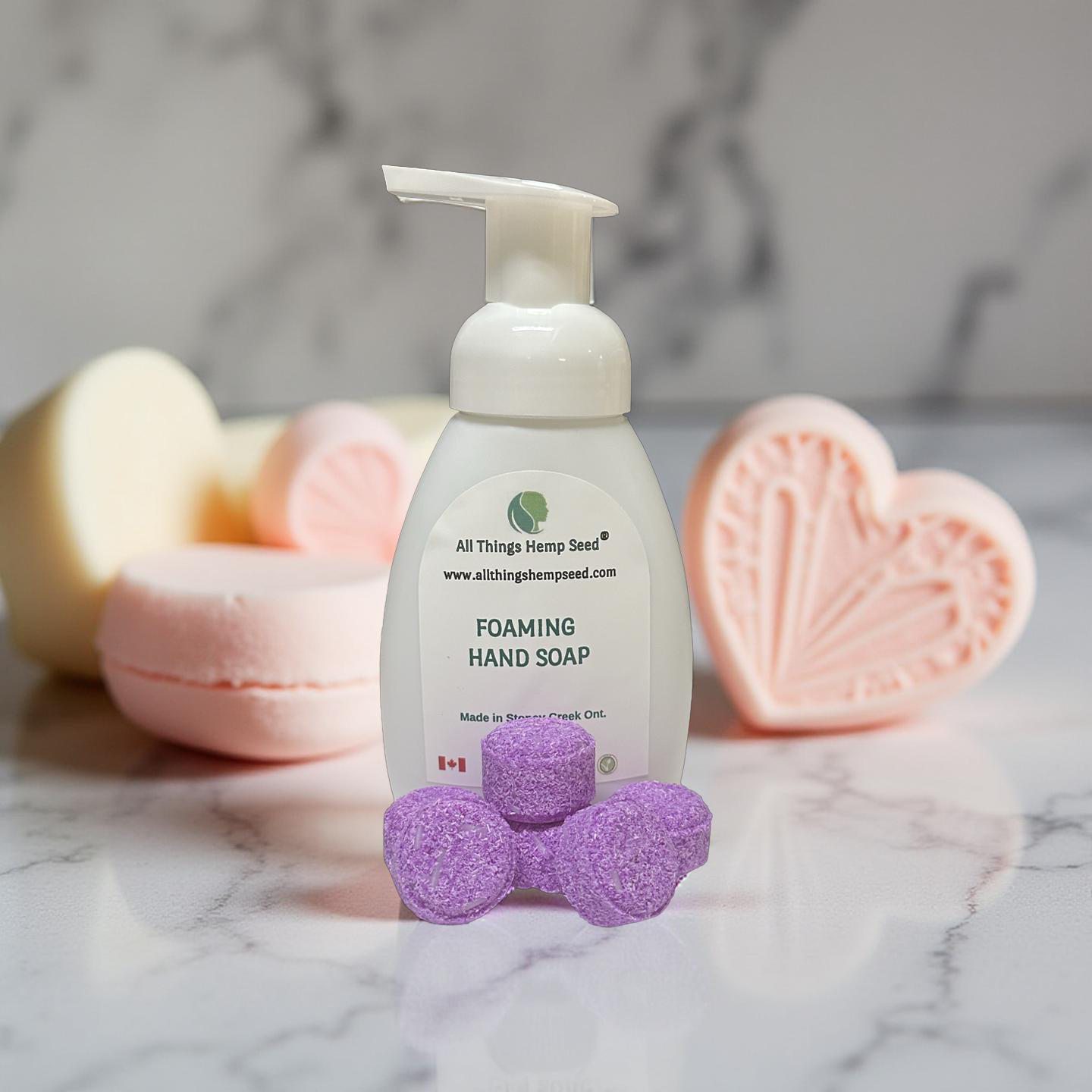 Bahama Baby  6  Foaming Hand Soap Refills  and Dispenser