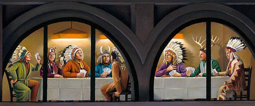 (detail) "The Remnant of the Peaceable Kingdom on a Rooftop in Union Square"