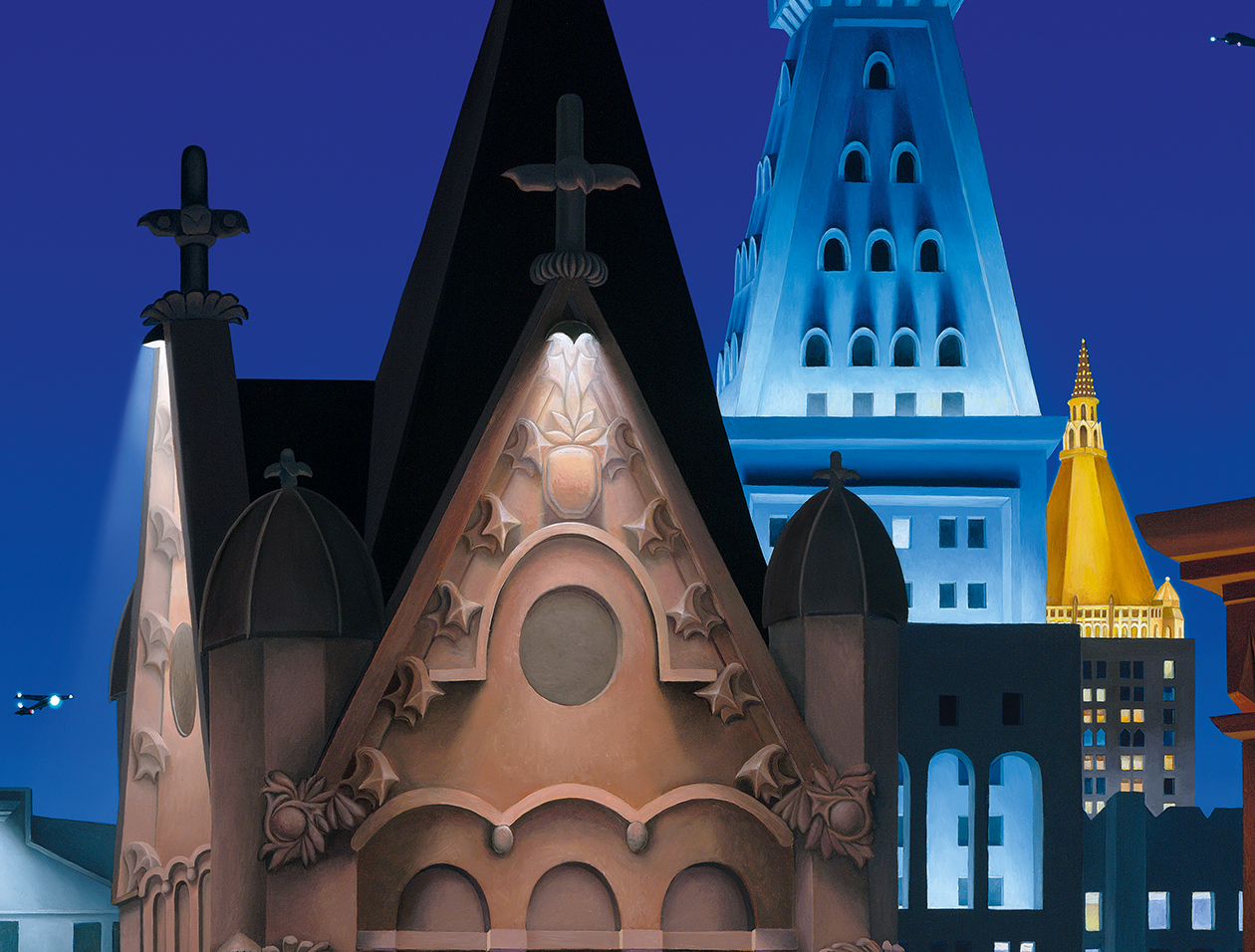 (detail) "The Remnant of the Peaceable Kingdom on a Rooftop in Union Square" 874 Broadway