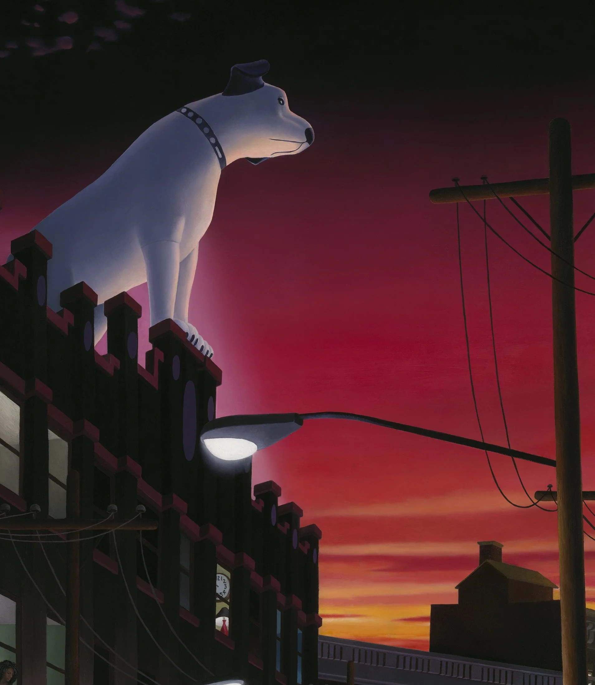 (detail) RCA Building on Broadway in Albany, New York