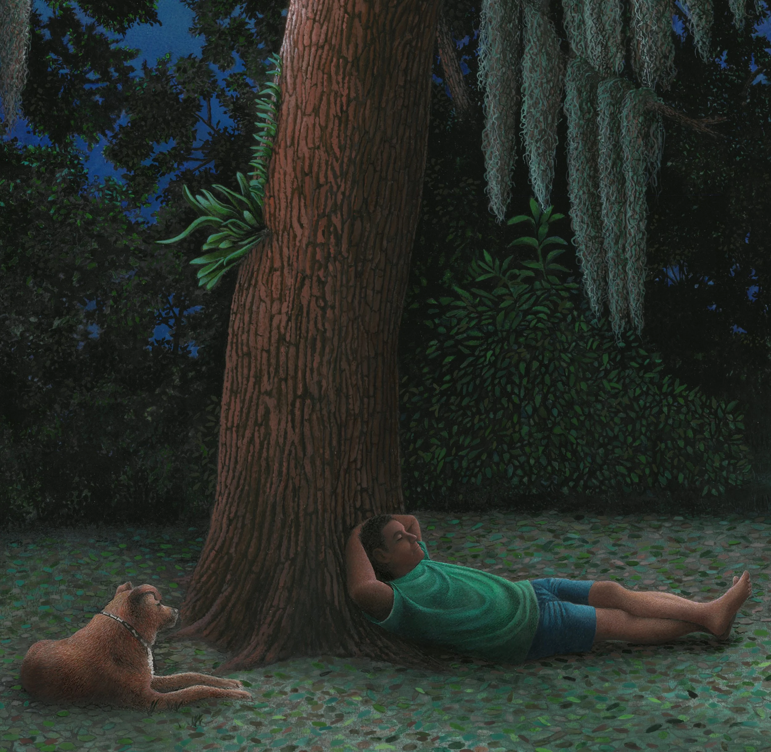 (detail) Charlie and Me Under the Live Oak 2