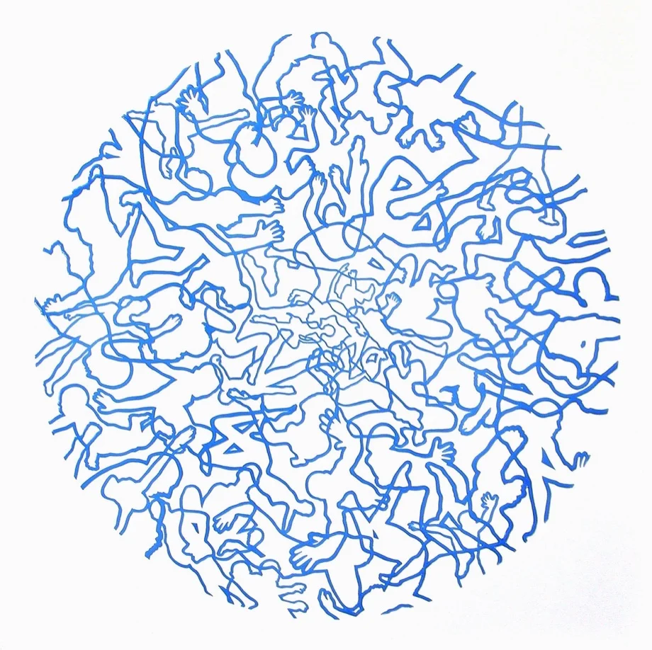  Summary #2. 40"x40"x2". 2012