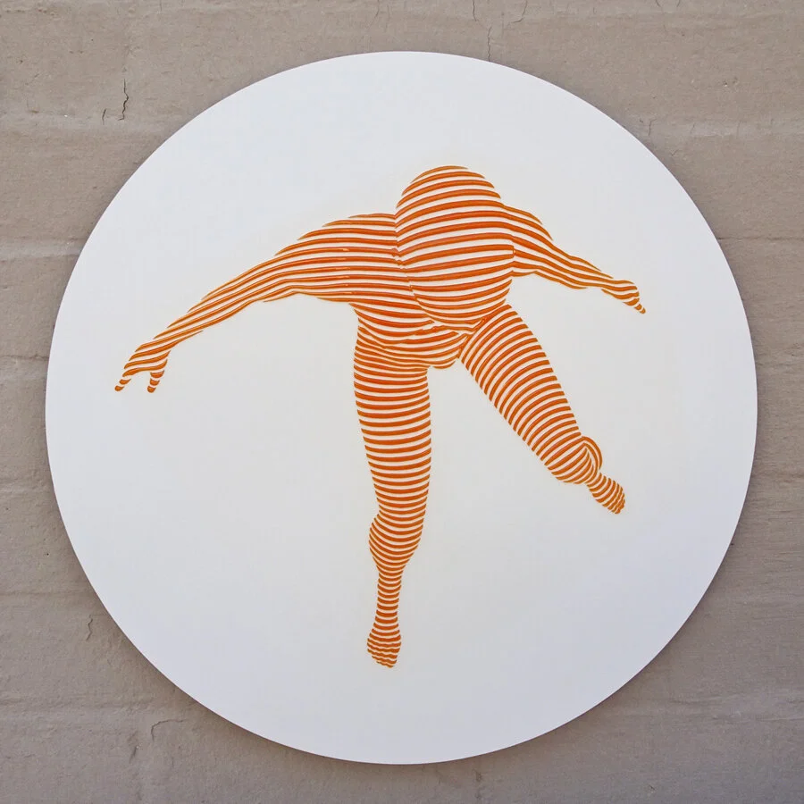 StripePose Study #125. 2021. 24"x24"x1.5". available